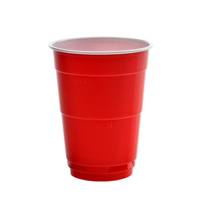 Beer Pong Becher rot (50 Stück) kaufen