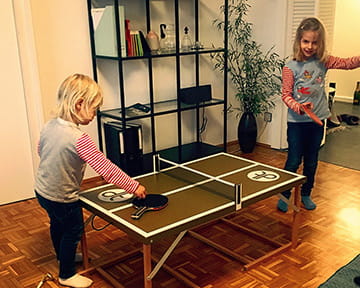 Höhenverstellbarer Midi Tischtennistisch für Kinder
