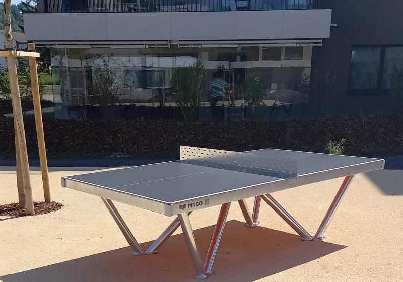 Pingo Outdoor Tischtennistisch bei einem Privatkunden in Eglisau