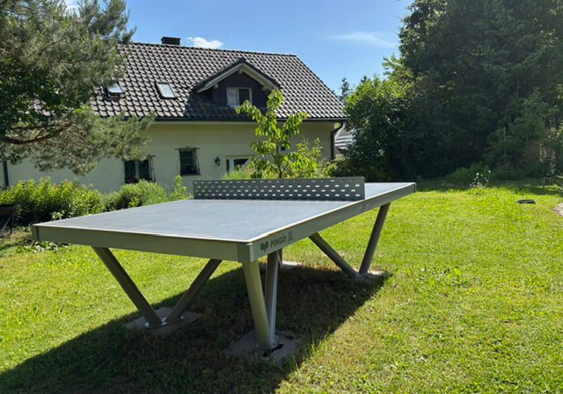 Pingo Outdoor Tischtennistisch bei einem Privatkunden in Neerach