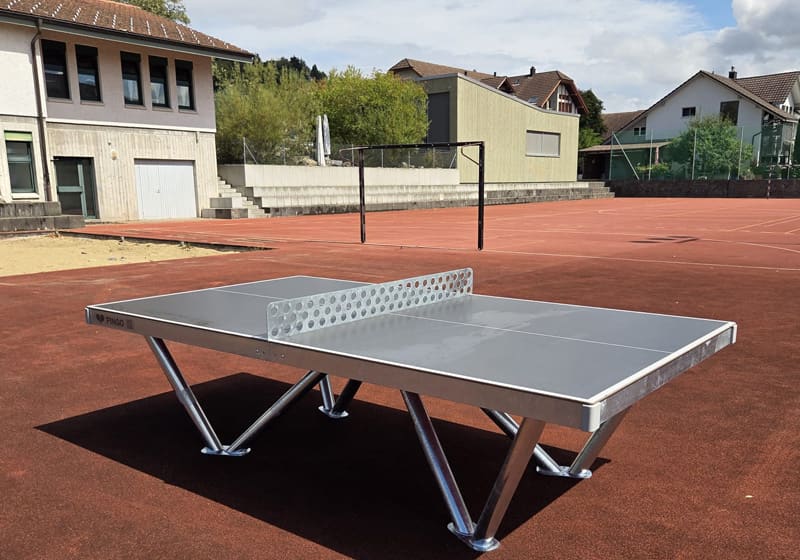 Pingo Outdoor Tischtennistisch bei der Schule Möriken
