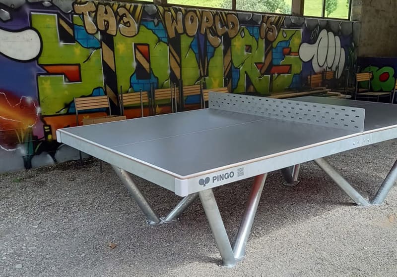 Pingo Outdoor Tischtennistisch bei der Stiftung Juvenat in Melchtal